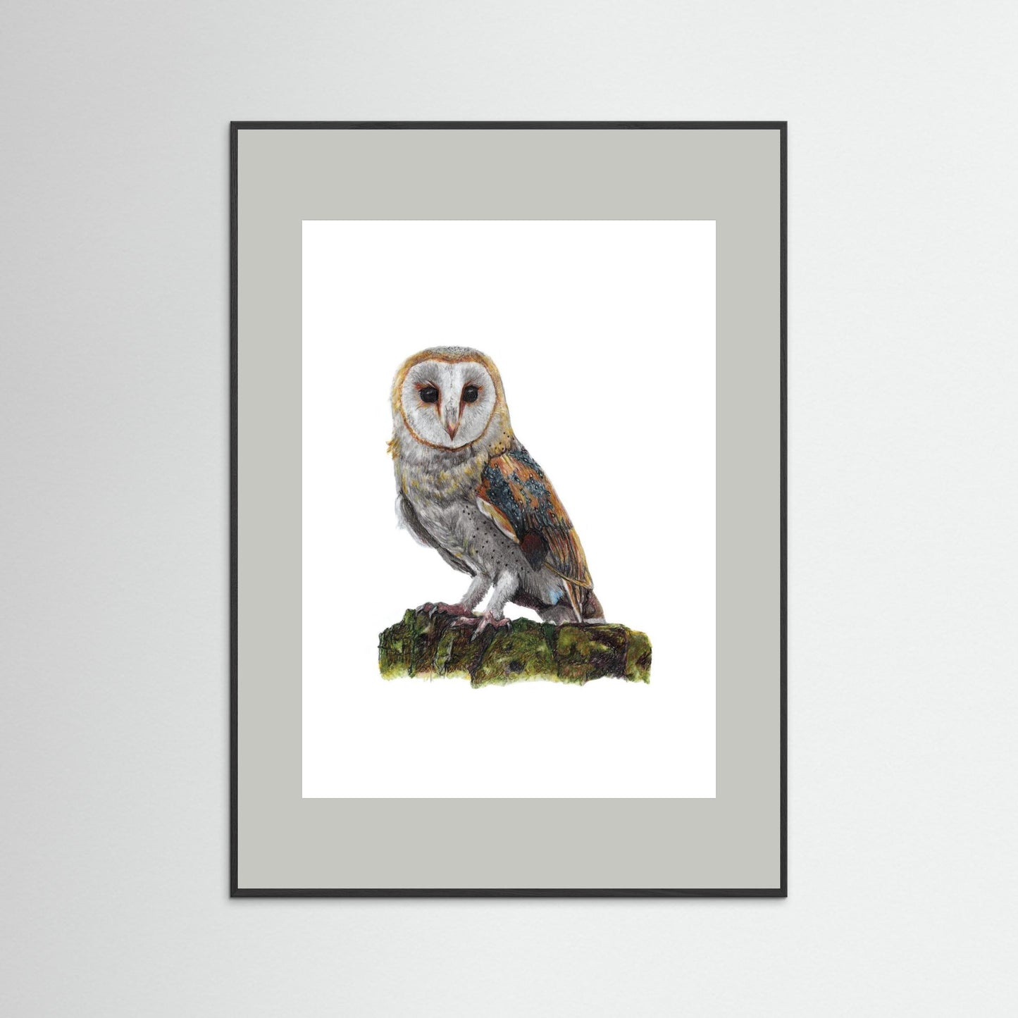"Ghost of the Hollow" Framed Print