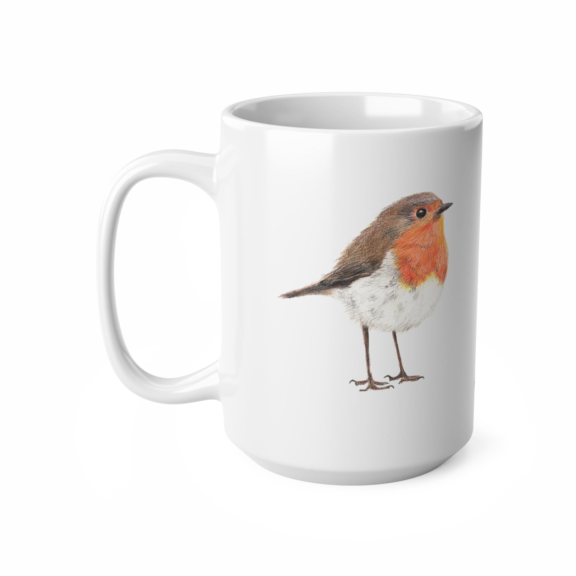 Robin Bird Mug – Ceramic Wildlife Coffee Cup Printify