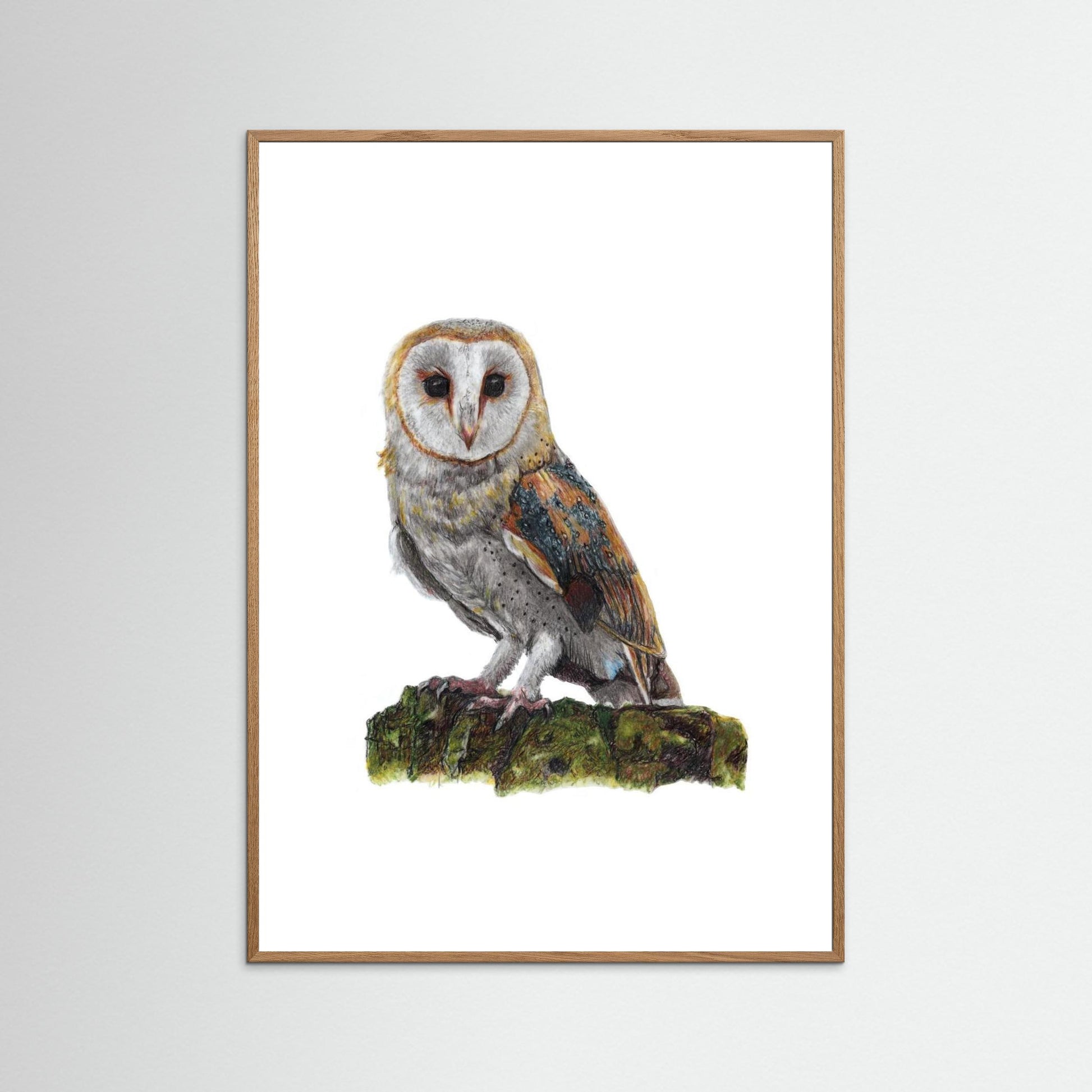 "Ghost of the Hollow" Framed Print