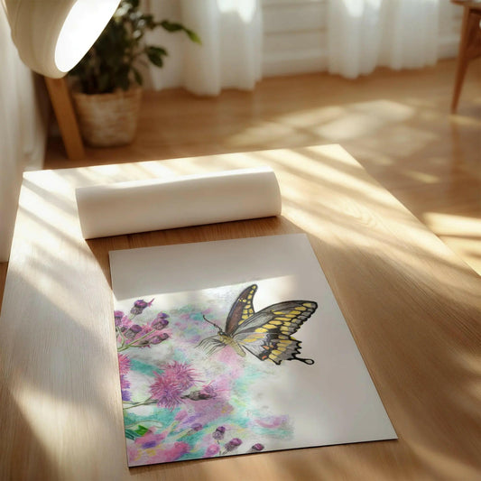 Butterfly Artwork Print – Hand-Drawn Wildlife Wall Art (A4) Art by Jay | Wildlife Art