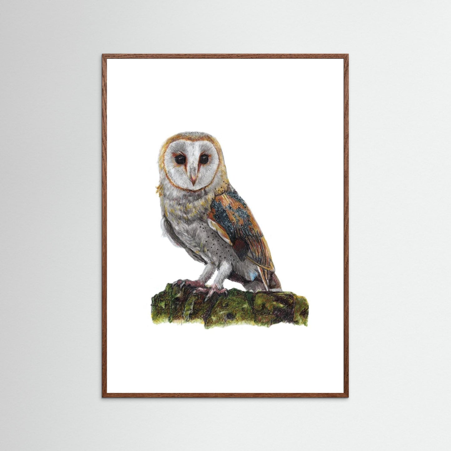 "Ghost of the Hollow" Framed Print