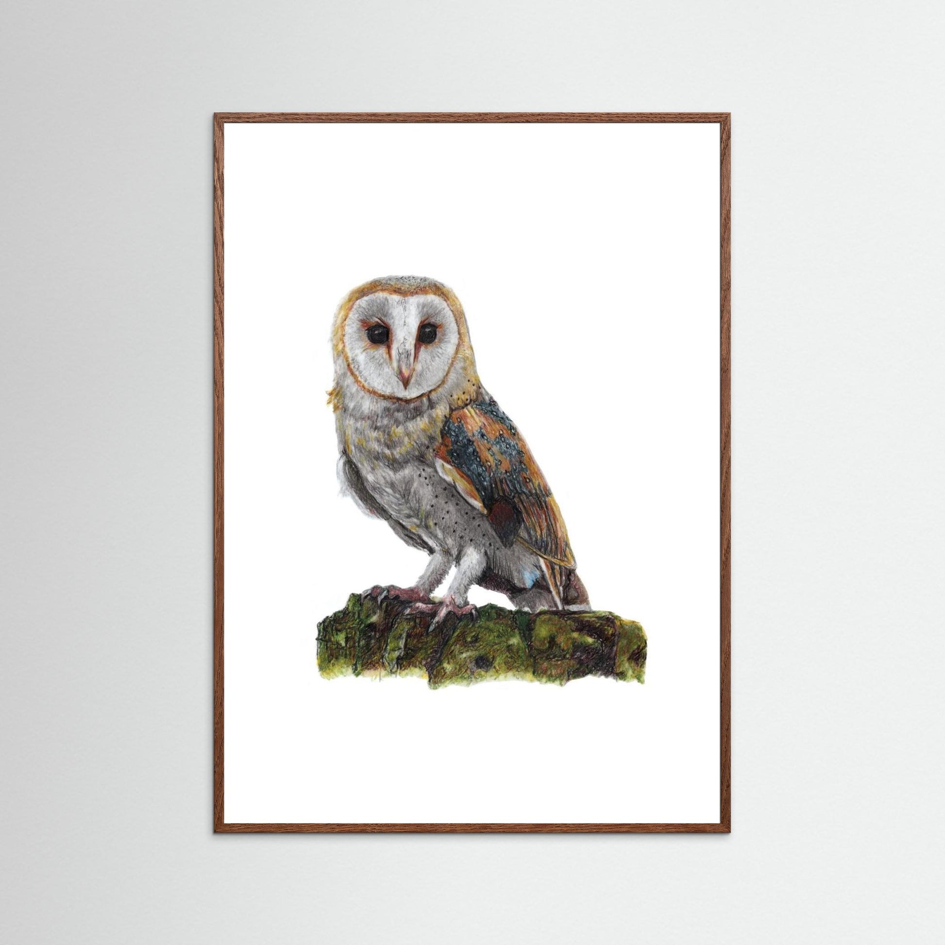 "Ghost of the Hollow" Framed Print