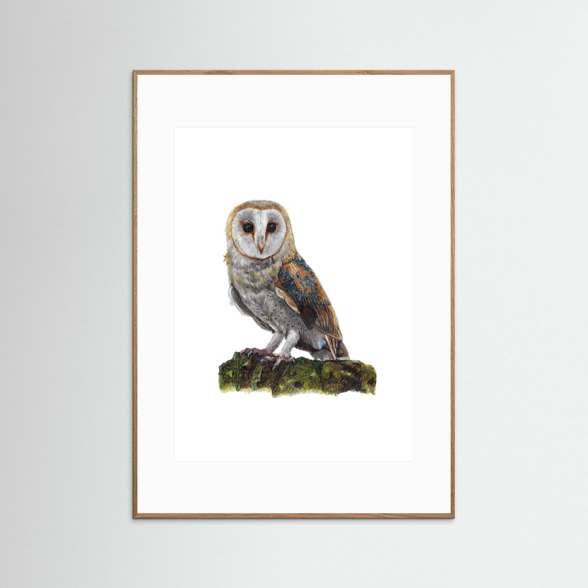 "Ghost of the Hollow" Framed Print