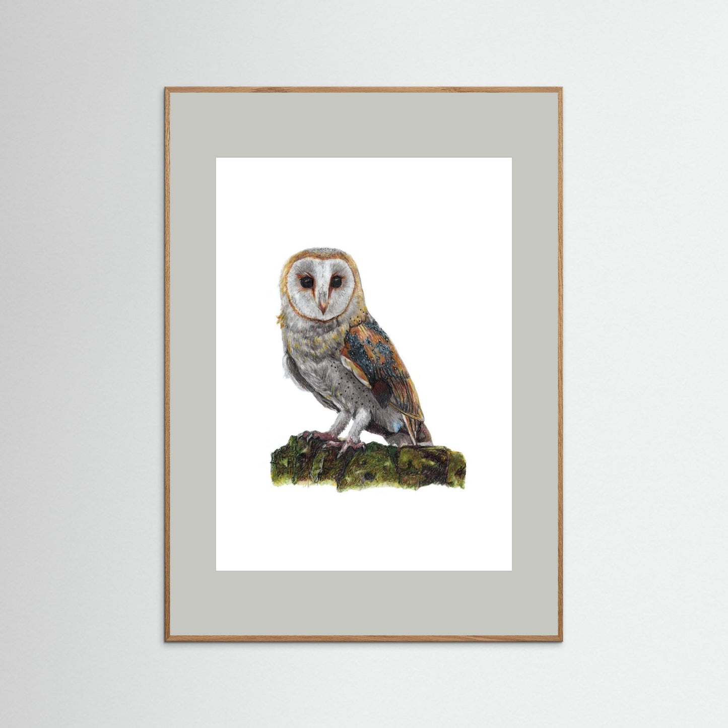 "Ghost of the Hollow" Framed Print