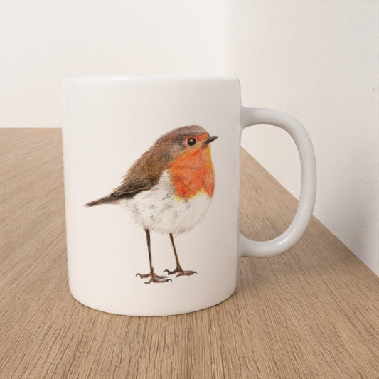 Robin Coffee Mug - Wildlife Artwork superfastpod