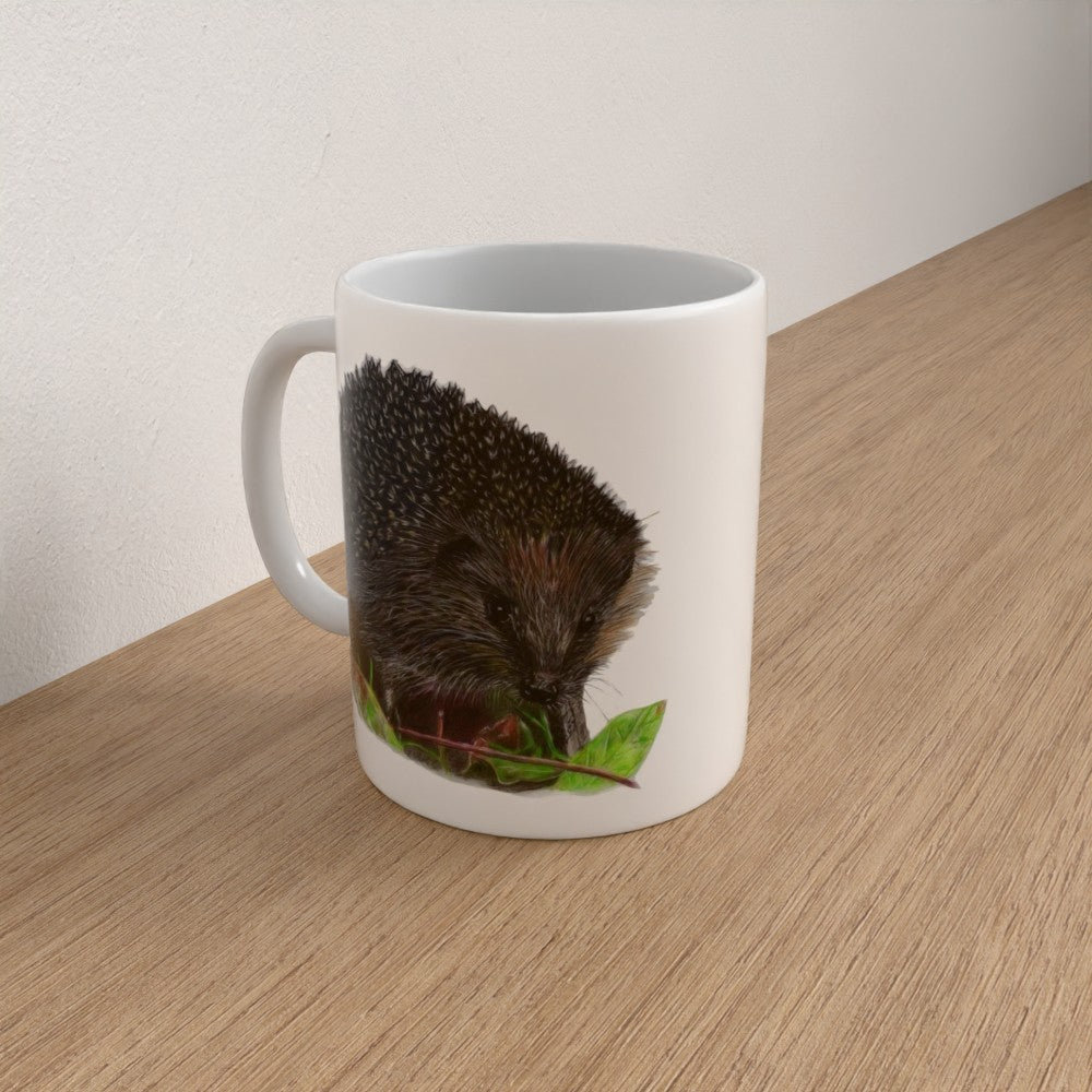 Hedgehog Mug – British Wildlife Art prodigi