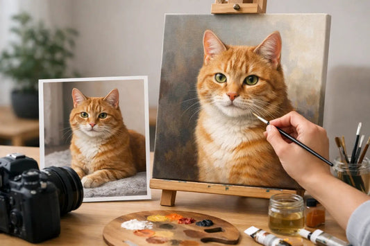 Personalised Pet Portrait from Photo Guide