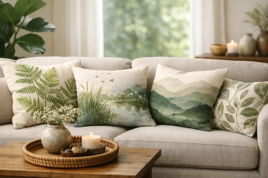 Nature Inspired Cushion Covers for Calm Homes