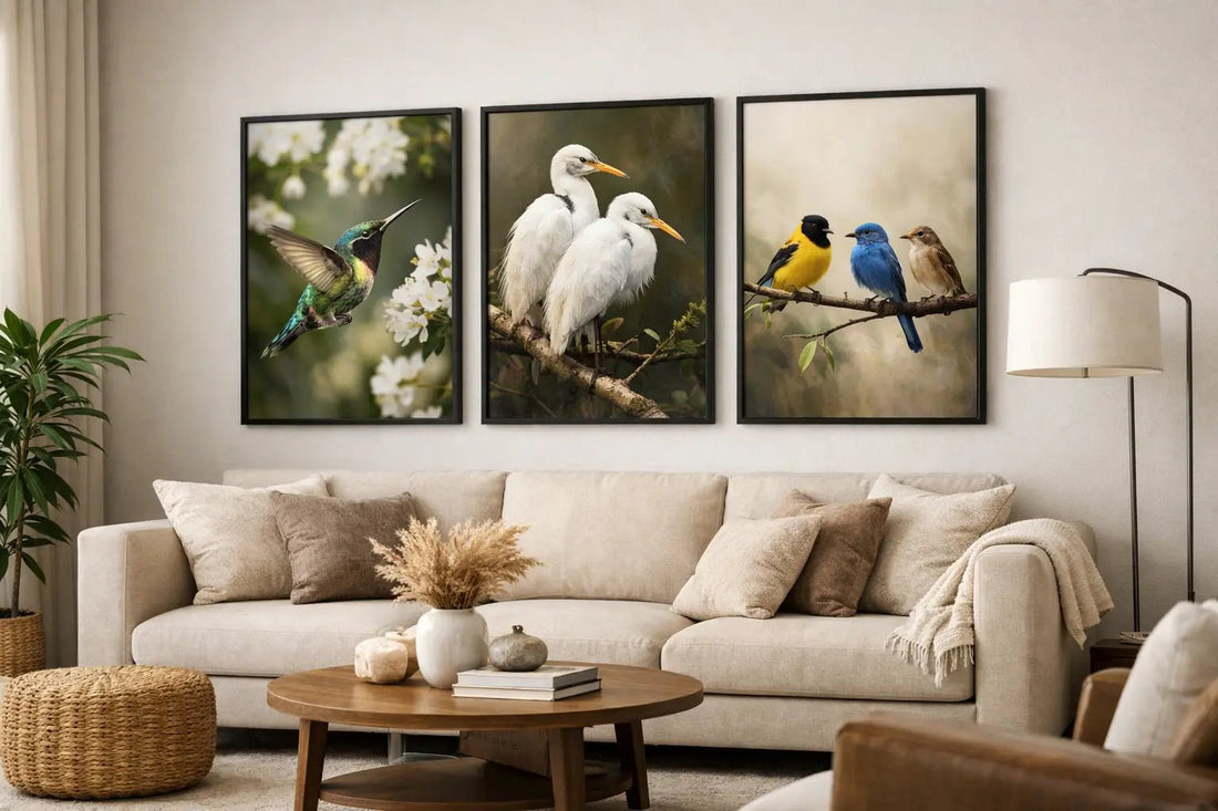 Bird Wall Art for Living Room Ideas