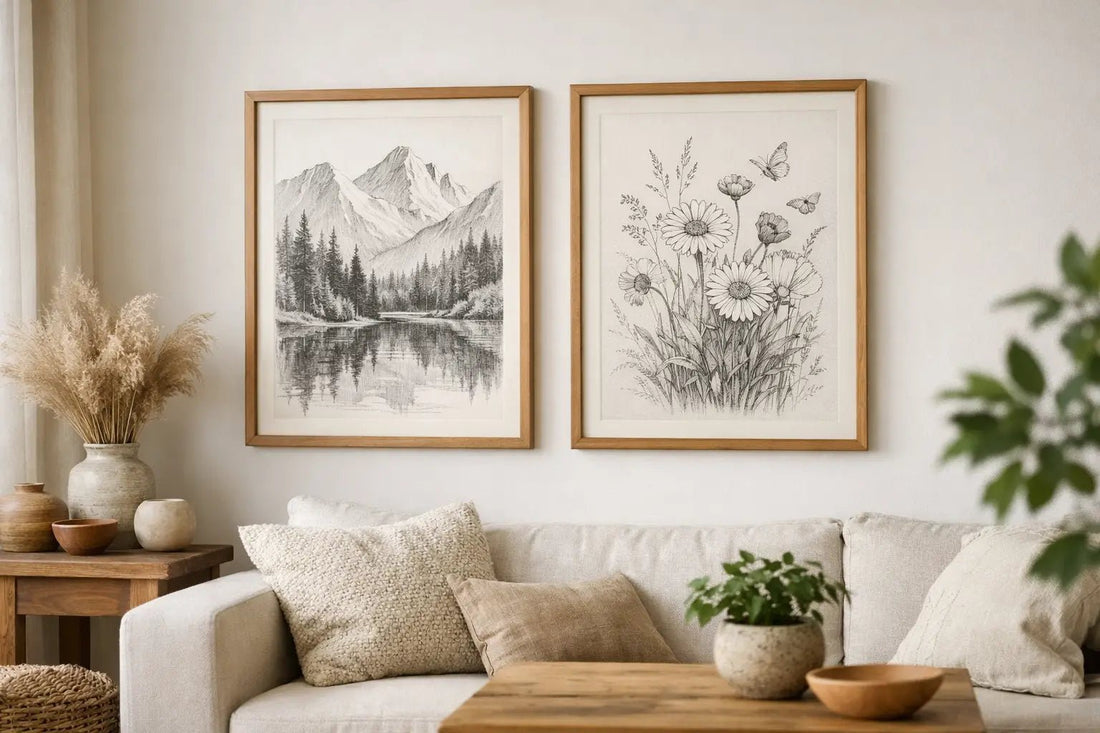 Hand Drawn Wall Art That Brings Nature Home