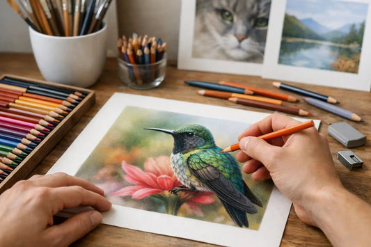 Why Choose Original Coloured Pencil Artwork