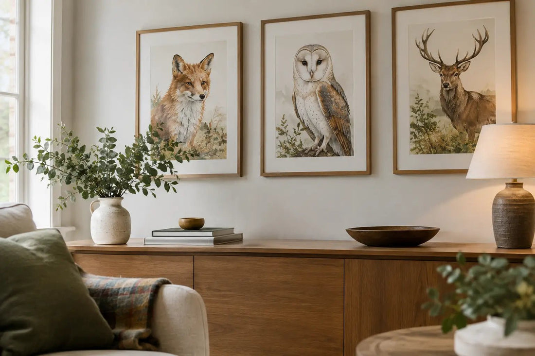 British Wildlife Art for a Calm, Characterful Home