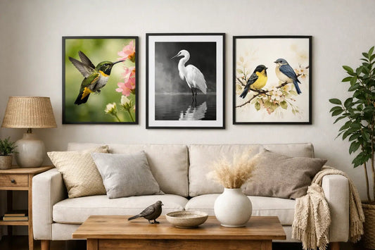 How to Style Bird Wall Art at Home