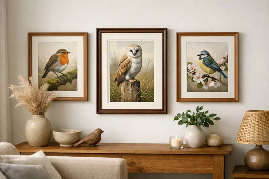 British Bird Wall Art for Calm, Characterful Homes