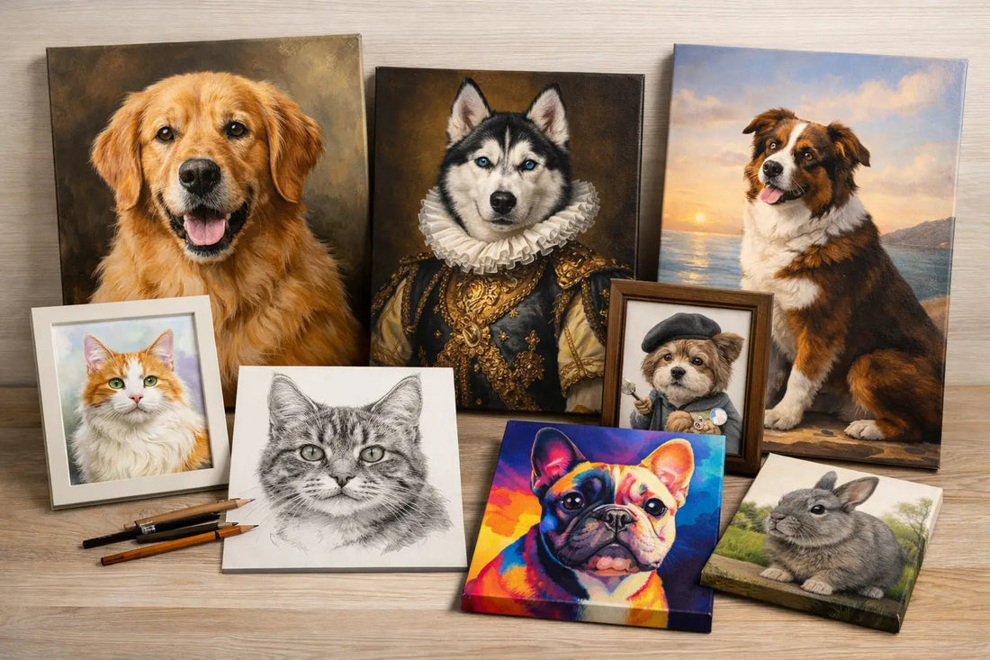 10 Pet Portrait Commission Examples to Inspire