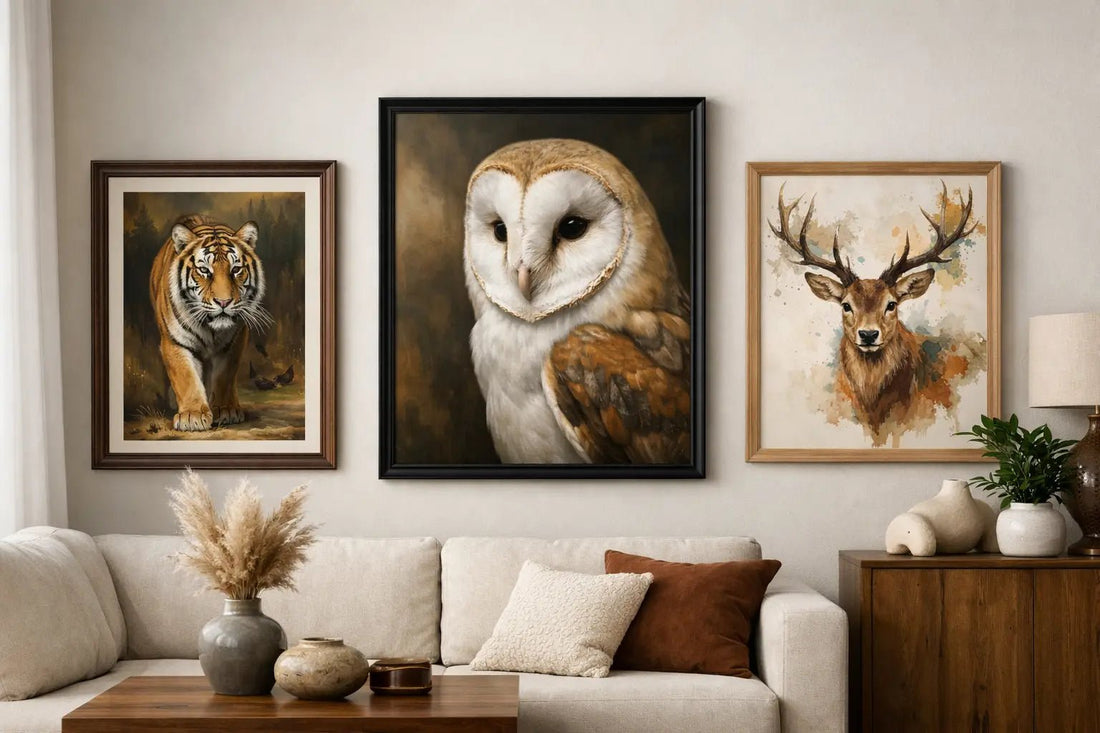How to Display Original Animal Art at Home
