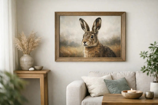 Hare Wall Art UK for Calm, Characterful Homes