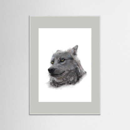 Wolf Art Print | Wildlife Wall Art for Nature Lovers