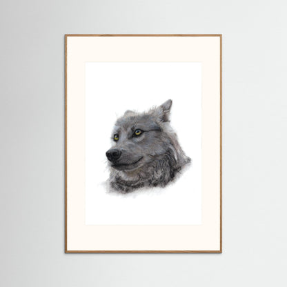 Wolf Art Print | Wildlife Wall Art for Nature Lovers