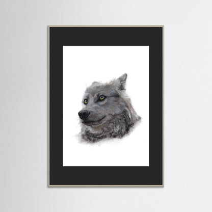 Wolf Art Print | Wildlife Wall Art for Nature Lovers