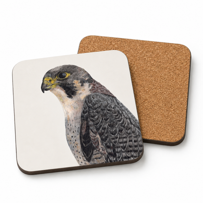 Peregrine Falcon Coaster Set – British Bird of Prey Art