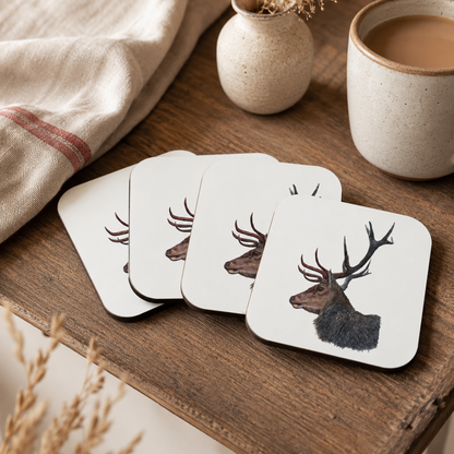 Stag Coasters (Set of 4)