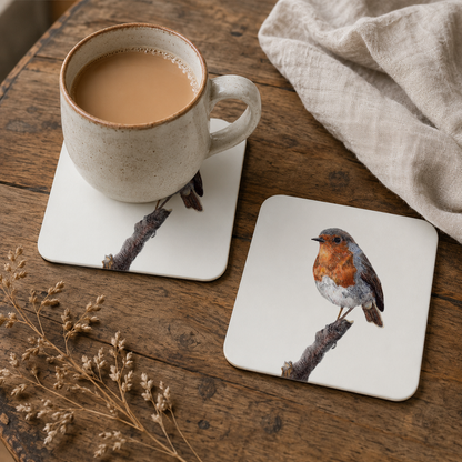 Robin Perched Coasters (Set of 2) prodigi