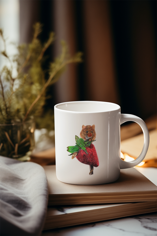 Squirrel Mug – 11oz Ceramic Wildlife Coffee Cup
