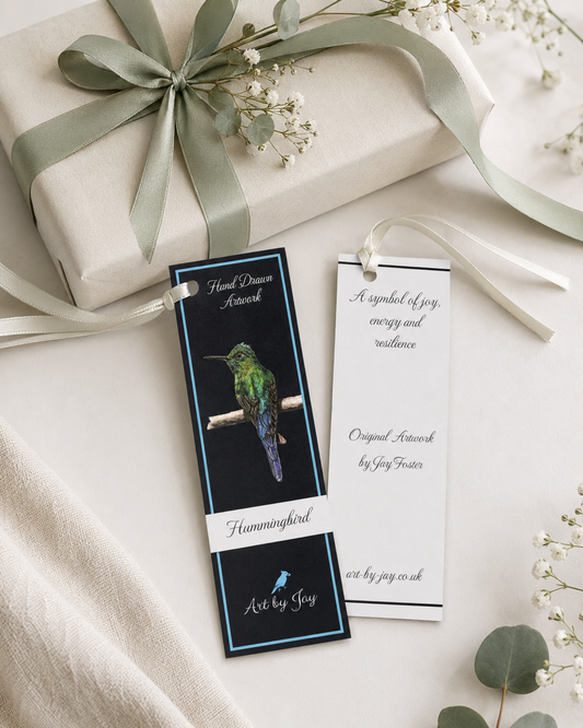 Hummingbird Bookmark Art by Jay | Wildlife Art