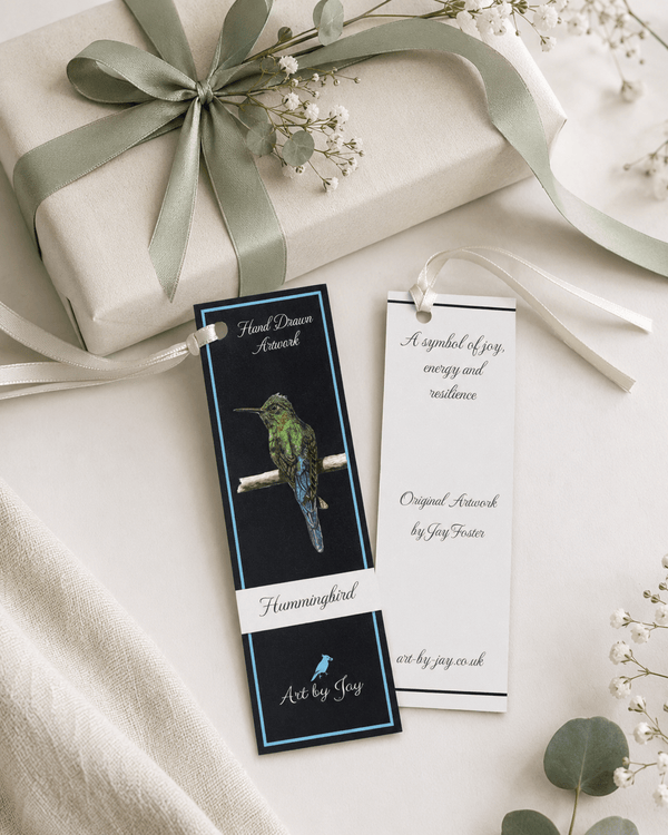 Hummingbird Bookmark Art by Jay | Wildlife Art