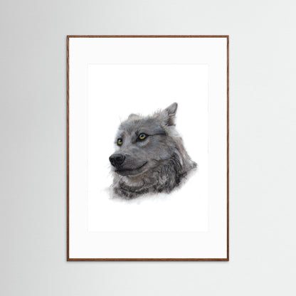 Wolf Art Print | Wildlife Wall Art for Nature Lovers