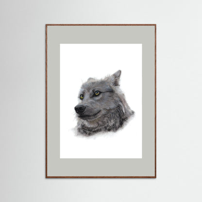 Wolf Art Print | Wildlife Wall Art for Nature Lovers