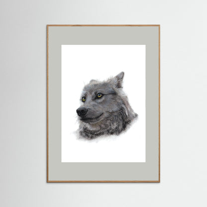 Wolf Art Print | Wildlife Wall Art for Nature Lovers
