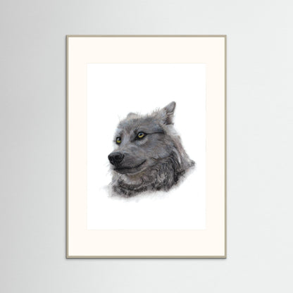 Wolf Art Print | Wildlife Wall Art for Nature Lovers