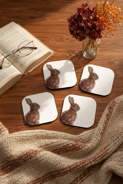 Hare Coasters Reading Nook with Original Artwork