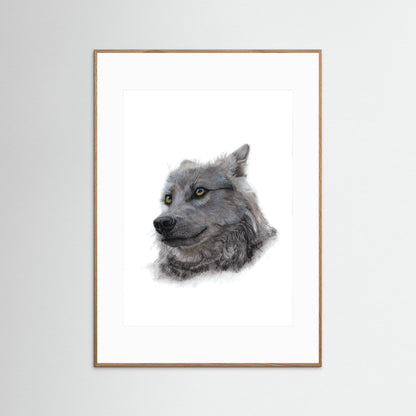 Wolf Art Print | Wildlife Wall Art for Nature Lovers