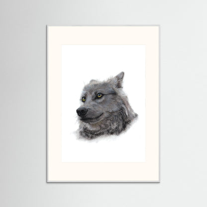 Wolf Art Print | Wildlife Wall Art for Nature Lovers
