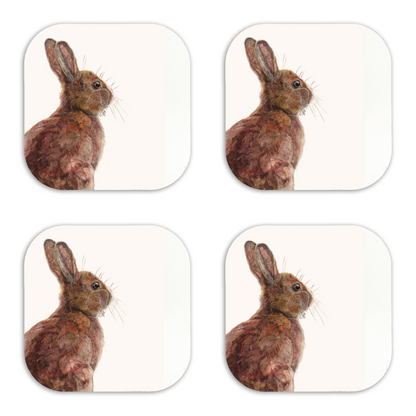 Hare Coaster Set of 4 superfastpod