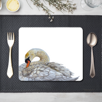 Swan Placemat - "Your Grace" Wildlife Art