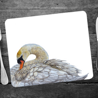 Swan Placemat - "Your Grace" Wildlife Art