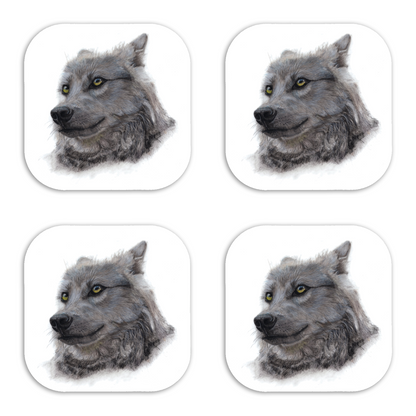 Wolf Coasters (Set of 4)