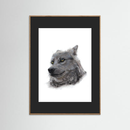 Wolf Art Print | Wildlife Wall Art for Nature Lovers