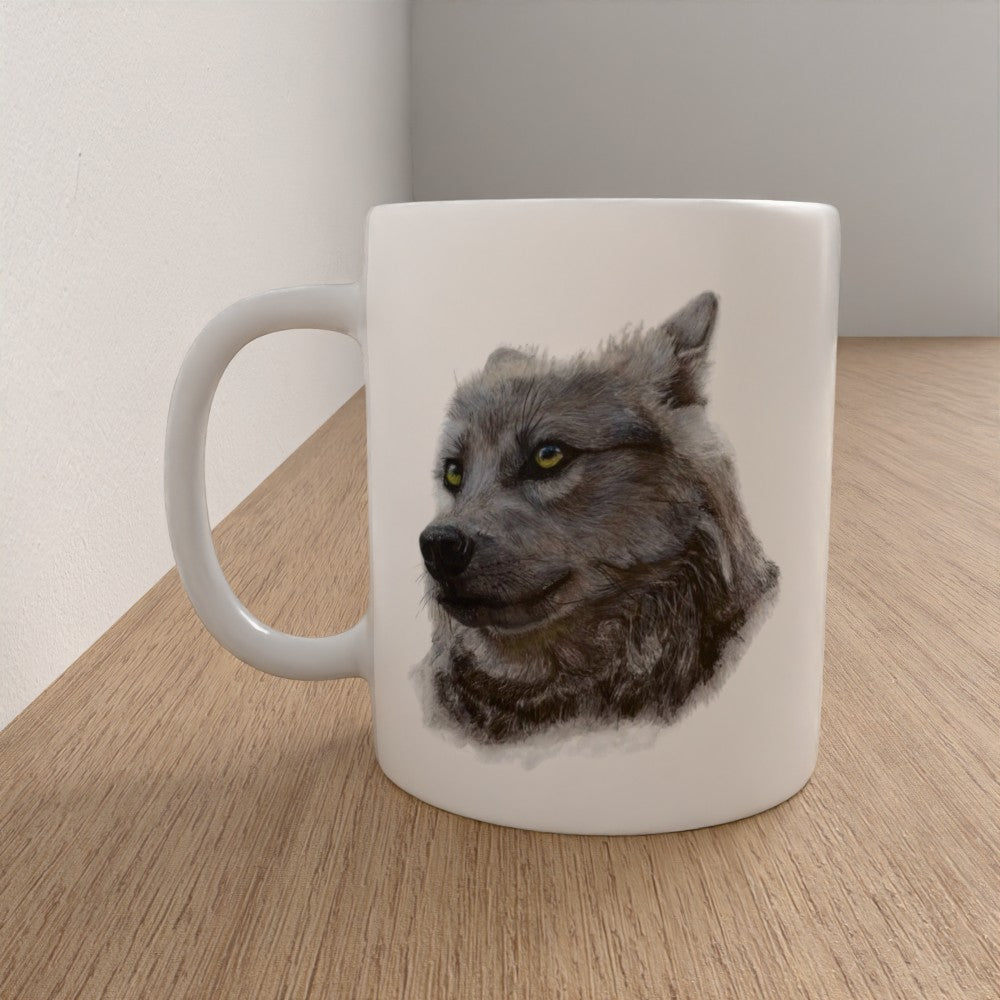 Wolf Mug - Wildlife Artwork