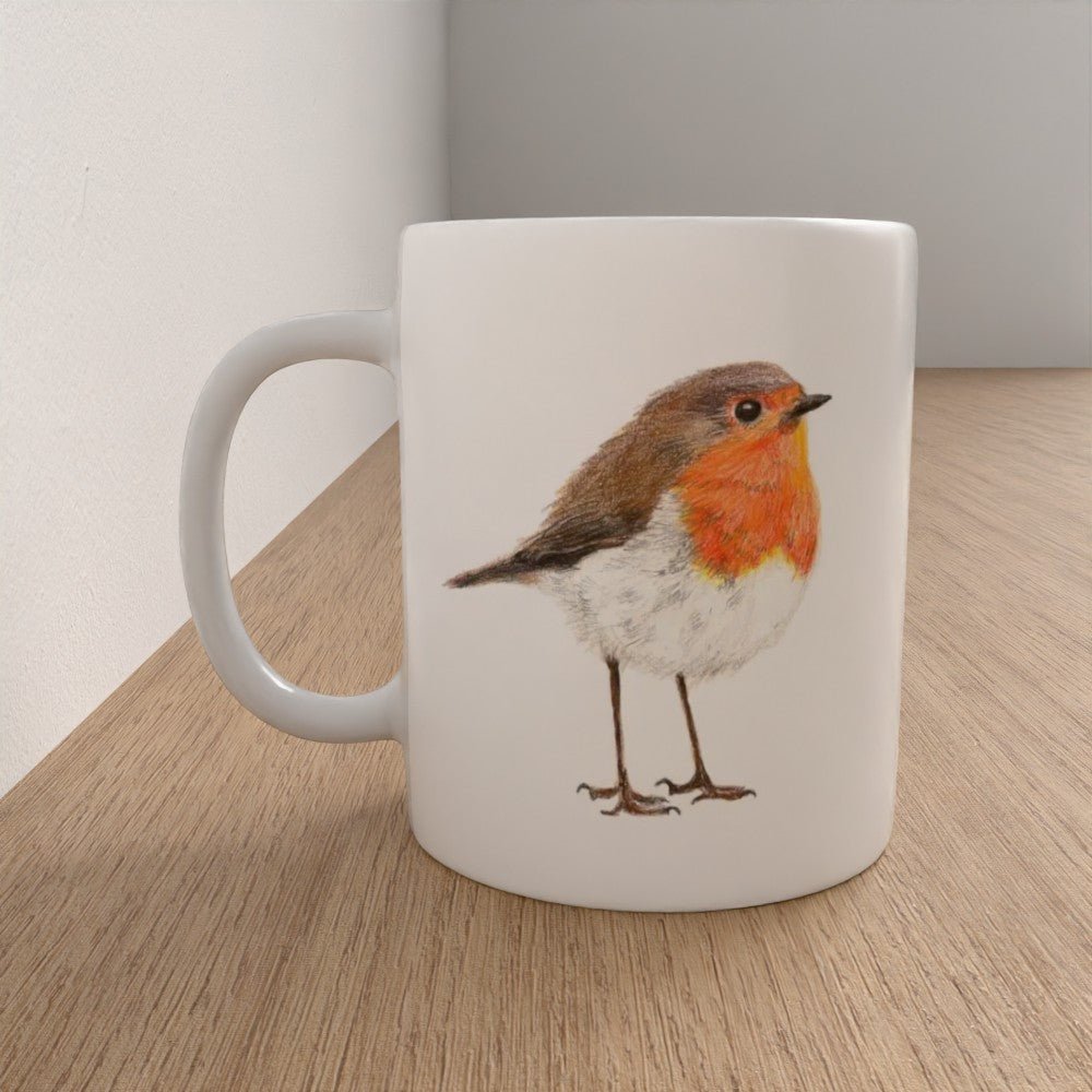 Robin Coffee Mug - Wildlife Artwork superfastpod
