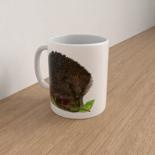 Hedgehog Mug – British Wildlife Art prodigi
