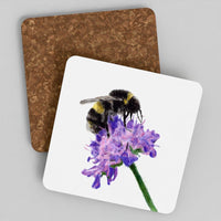Bumblebee wildlife coaster set featuring Jay Foster's original artwork