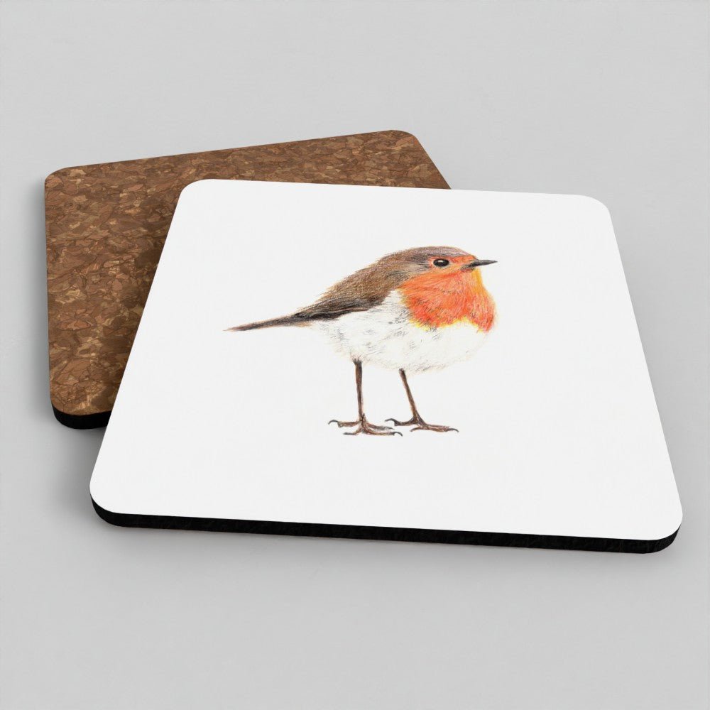 Robin Coaster Set – British Wildlife Art prodigi