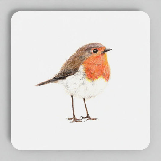 Robin Coaster Set - British Wildlife Art