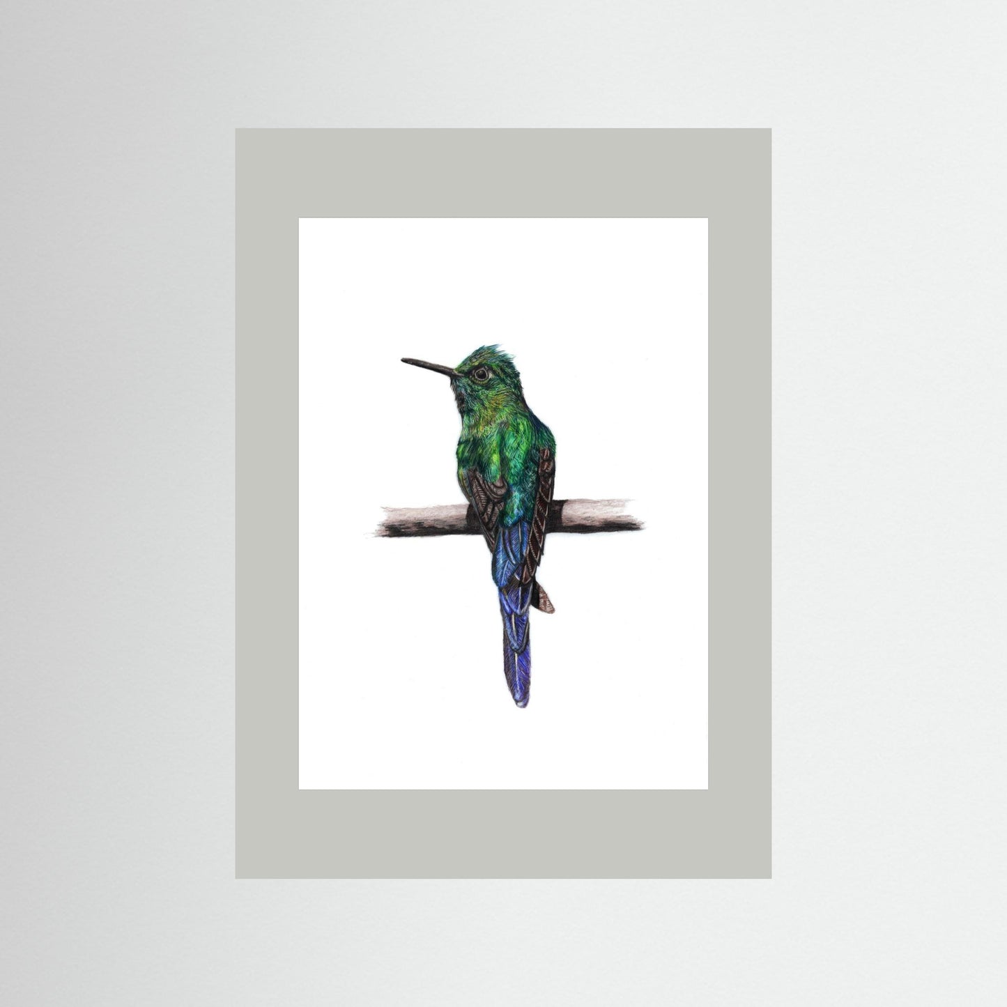 Hummingbird Art Print | Wildlife Wall Art for Nature Lovers