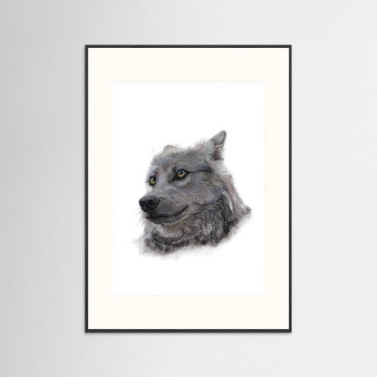Wolf Art Print | Wildlife Wall Art for Nature Lovers